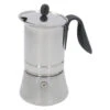 G.A.T. Moka Lady 4-Cup Stainless Steel Moka Pot -Crema Coffee Store gat moka lady 4cup ss