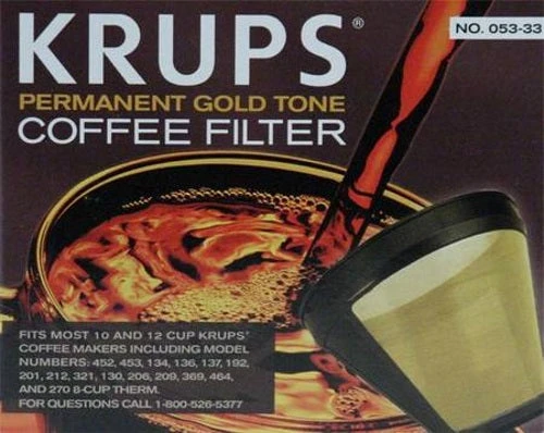 Krups Gold Tone Filter 049 3 Krups Gold Tone Filter 049