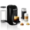 Nespresso VertuoPlus Deluxe And Aeroccino Bundle In Black -Crema Coffee Store nespresso vertuoplus deluxe bundle in piano black breville