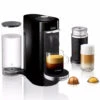 Nespresso VertuoPlus Deluxe And Aeroccino Bundle In Piano Black -Crema Coffee Store nespresso vertuoplus deluxe bundle in piano black delonghi