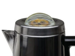 Capresso Perk Electric Percolator 12-Cup -Crema Coffee Store perk 12 cup brew thru lid 1