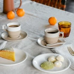 NotNeutral White Pico Cappuccino And Latte Saucer -Crema Coffee Store pico capp white nautral table 1080 3 4481febd 6652 46e5 b918 f24c332b79e6