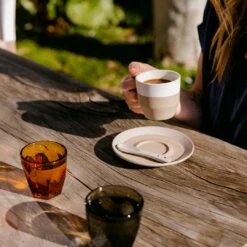 NotNeutral Natural Pico Cappuccino And Latte Saucer 7 NotNeutral Natural Pico Cappuccino And Latte Saucer -Crema Coffee Store pico capp white outoor table 21080 e6ea1351 7123 4413 8936 8a32a01eb782